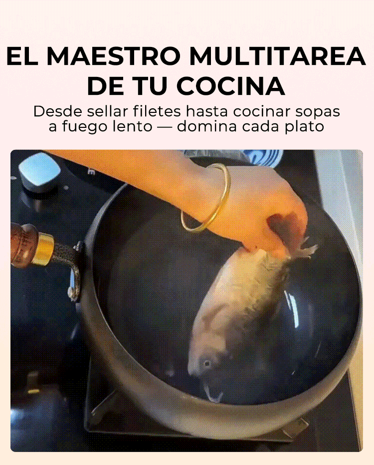 Cacerola Artesana de Hierro Fundido sin Esmaltar