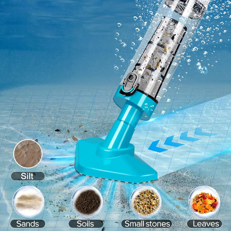 Aspiradora de piscina recargable inalámbrica 3 en 1