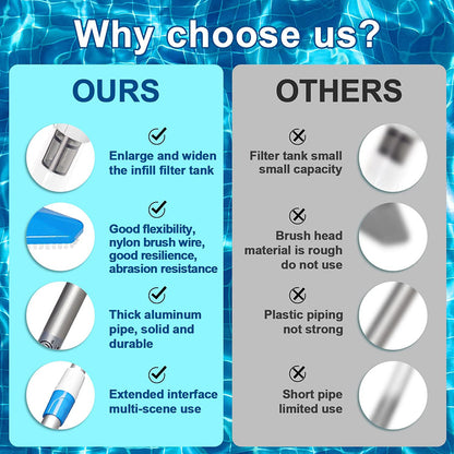 Aspiradora de piscina recargable inalámbrica 3 en 1