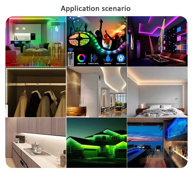 Luz de neón Rgb 5m 10m con luz de silicona Flexible de modelado DIY colorido de grafiti inteligente